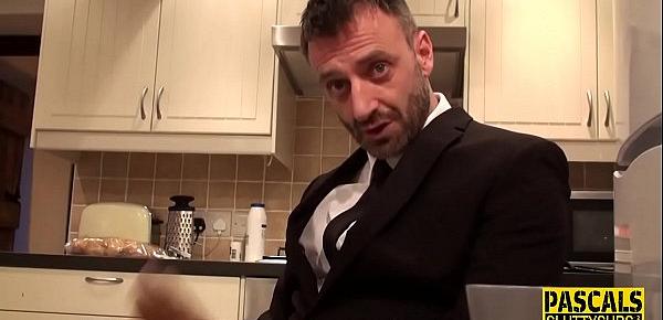  Restrained milf submissive fucked for cum